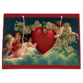 ヴィンテージヴァレンティビクトリアンンデイチェルブス天国 ラージペーパーバッグ (正面)