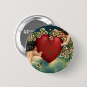 ヴィンテージヴァレンティビクトリアンンデイチェルブス天国 缶バッジ (正面&裏面)