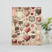 ヴィンテージヴァレンティンエフエマラスクラップブック紙 (スタンド正面)