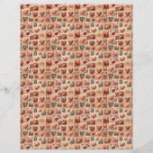 ヴィンテージヴァレンティンエフエマラスクラップブック紙 (裏面)