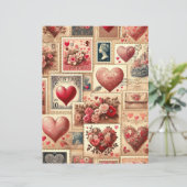 ヴィンテージヴァレンティンエフエマラスクラップブック紙 (スタンド正面)