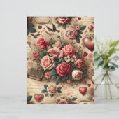 ヴィンテージヴァレンティンエフエマラスクラップブック紙 (スタンド正面)