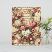 ヴィンテージヴァレンティンエフエマラスクラップブック紙 (スタンド正面)