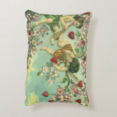 ヴィンテージヴァレンティンデイクピビクトリアンッドハートツリー アクセントクッション (裏面(縦))