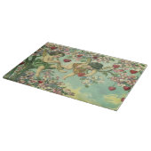 ヴィンテージヴァレンティンデイクピビクトリアンッドハートツリー カッティングボード (角)