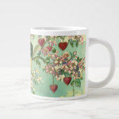 ヴィンテージヴァレンティンデイクピビクトリアンッドハートツリー ジャンボコーヒーマグカップ (右)