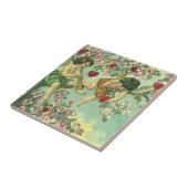 ヴィンテージヴァレンティンデイクピビクトリアンッドハートツリー タイル (側面)