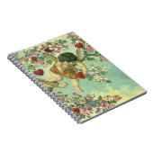 ヴィンテージヴァレンティンデイクピビクトリアンッドハートツリー ノートブック (右側)