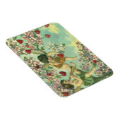 ヴィンテージヴァレンティンデイクピビクトリアンッドハートツリー マグネット (右側)