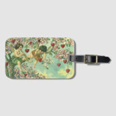 ヴィンテージヴァレンティンデイクピビクトリアンッドハートツリー ラゲッジタグ (正面横)