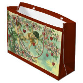 ヴィンテージヴァレンティンデイクピビクトリアンッドハートツリー ラージペーパーバッグ (裏面アングル)