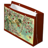 ヴィンテージヴァレンティンデイクピビクトリアンッドハートツリー ラージペーパーバッグ (正面アングル)