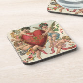 ヴィンテージヴァレンティーンビクトリアン、エンジェルズチェルブスハート コースター (左側)