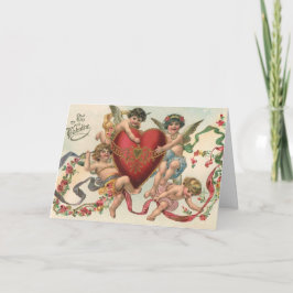 ヴィンテージヴァレンティーンビクトリアン、エンジェルズチェルブスハート シーズンカード