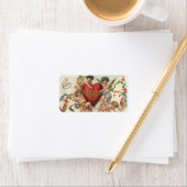 ヴィンテージヴァレンティーンビクトリアン、エンジェルズチェルブスハート ラベル (インサイチュ)