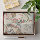 ヴィンテージヴァレンティーンビクトリアン、エンジェルズチェルブスハート 薄葉紙 (ギフト)