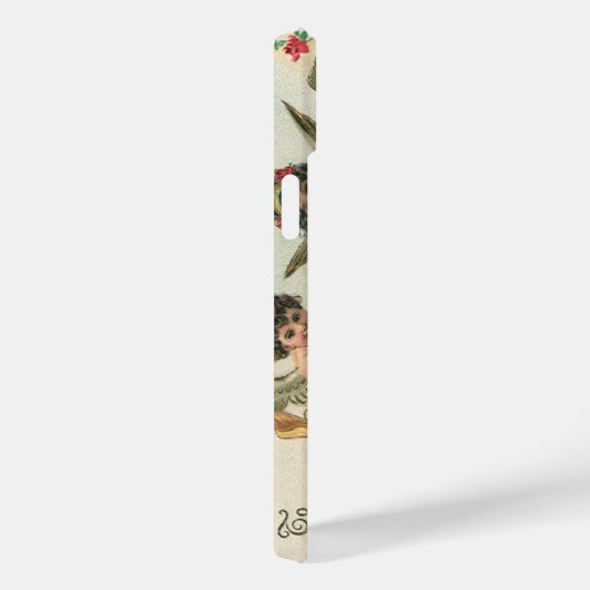 ヴィンテージヴァレンティーンビクトリアン、エンジェルズチェルブスハート Case-Mate iPhoneケース (裏面 / 右)