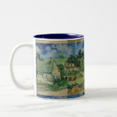 ヴィンテージヴァンゴッホわらぶきコテージアットコーデビル ツートーンマグカップ (左)