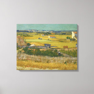 ヴィンテージヴァンゴッホザハーベスト キャンバスプリント