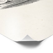 ヴィンテージヴァンパイアこうもりパーソナライズされたレトロこうもり フォトプリント (角)