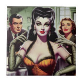 ヴィンテージヴァンパイアガール タイル (正面)