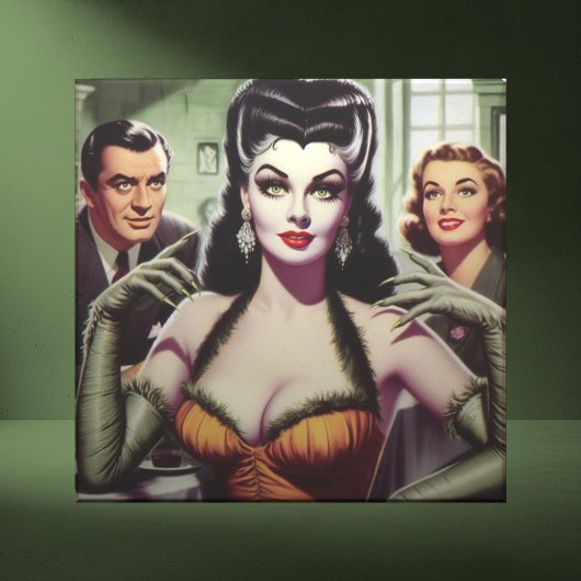 ヴィンテージヴァンパイアガール タイル