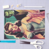 ヴィンテージヴァンパイアガール 薄葉紙 (クラフト)