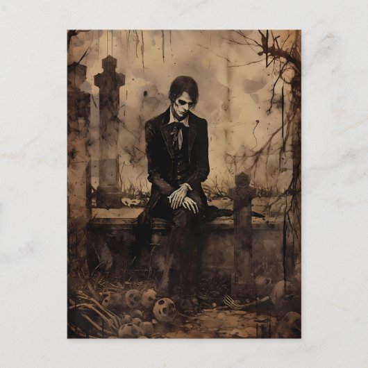 ヴィンテージヴァンパイア写真切り離し ポストカード (正面)