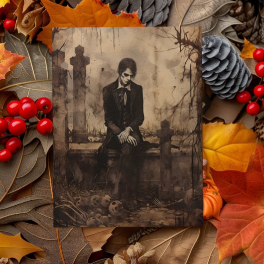 ヴィンテージヴァンパイア写真切り離し ポストカード