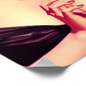 ヴィンテージヴァンパイア女性 ポスター (角)