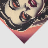 ヴィンテージヴァンパイア女性 薄葉紙 (詳細)