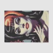 ヴィンテージヴァンパイア女性 薄葉紙 (正面)