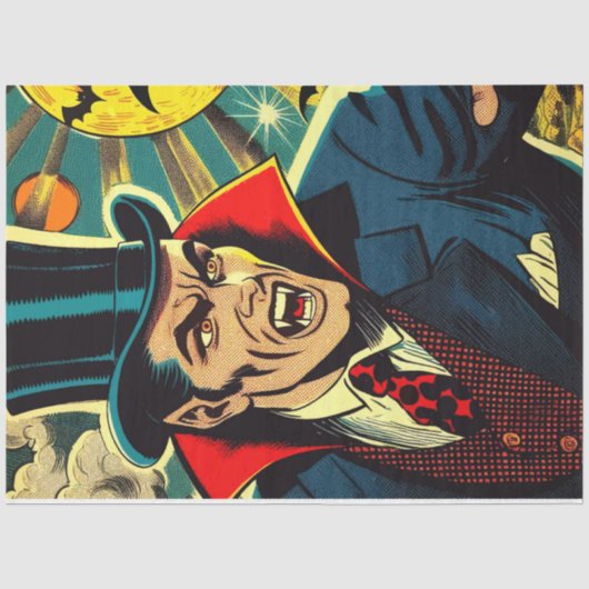 ヴィンテージヴァンパイア漫画 薄葉紙 (正面)