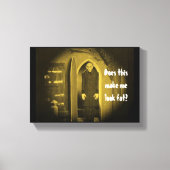 ヴィンテージヴァンパイレホラーノスフェラトゥイエロー キャンバスプリント (正面)