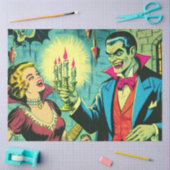 ヴィンテージヴァンパイレホラー漫画 薄葉紙 (クラフト)