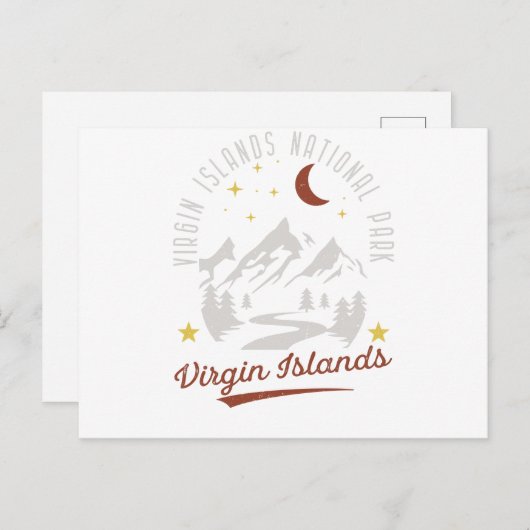 ヴィンテージヴァージンアイランドナショナルパークヴァージンアイランド ポストカード (正面/裏面)