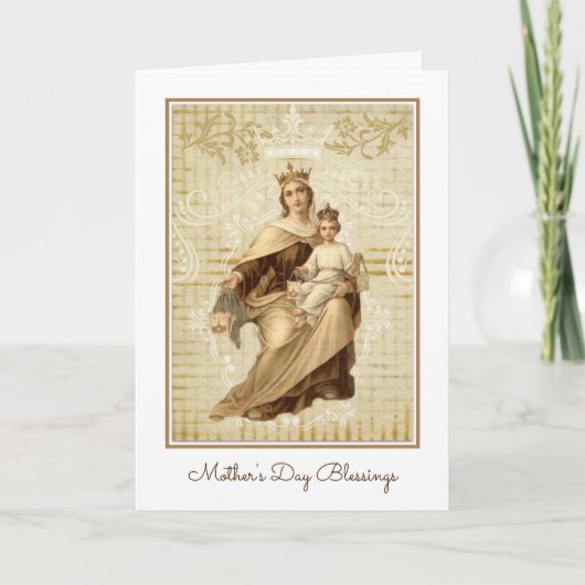 ヴィンテージヴァージンマザーメアリー山カーメル カード (正面)