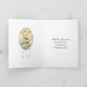 ヴィンテージヴァージンマリーイエスカトリックカード カード (内部)