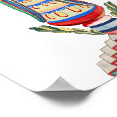 ヴィンテージヴァージンメアリーアワーレディオブライトフォークアート ポスター (角)