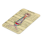 ヴィンテージヴァージンメアリーアワーレディオブライトフォークアート マグネット (左側)