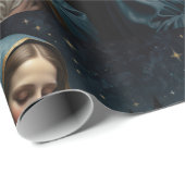 ヴィンテージヴァージンメアリー&イエズスクリスマス出生 ラッピングペーパー (ロールコーナー)