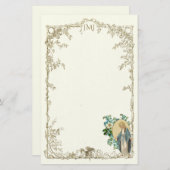 ヴィンテージヴァージンメアリ宗教カトリック 便箋 (正面/裏面)