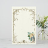 ヴィンテージヴァージンメアリ宗教カトリック 便箋 (スタンド正面)