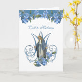 ヴィンテージヴァージンメリーカトリックフローラ宗教 カード (黄色い花)