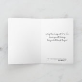 ヴィンテージヴァージンメリーカトリック宗教バラ カード (内部)