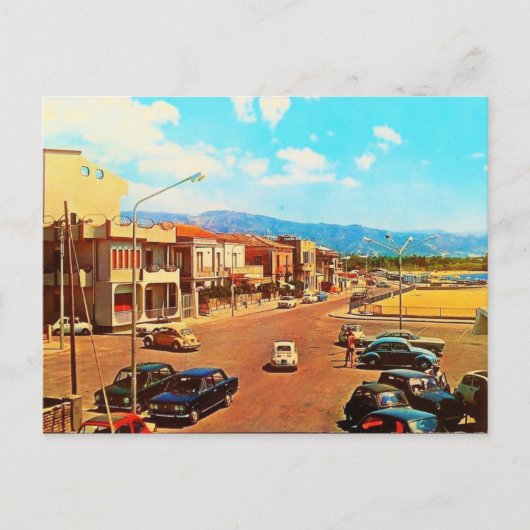 ヴィンテージヴィアマリーナカトナレジオカラブリアハガキ ポストカード (正面)