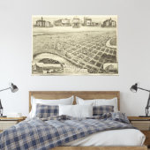 ヴィンテージヴィチタ秋TX (1890) キャンバスプリント (インサイチュ (寝室))