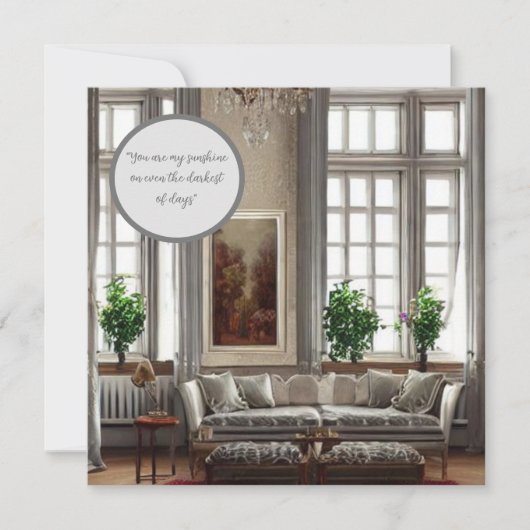 ヴィンテージヴィベ「永遠の愛」 ノートカード (正面)