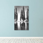 ヴィンテージヴィラズ&ガーデンズ：ザリザーバー キャンバスプリント (インサイチュ (ウッドフロア))