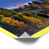 ヴィンテージヴィラーズスイスアートポスター ポスター (角)